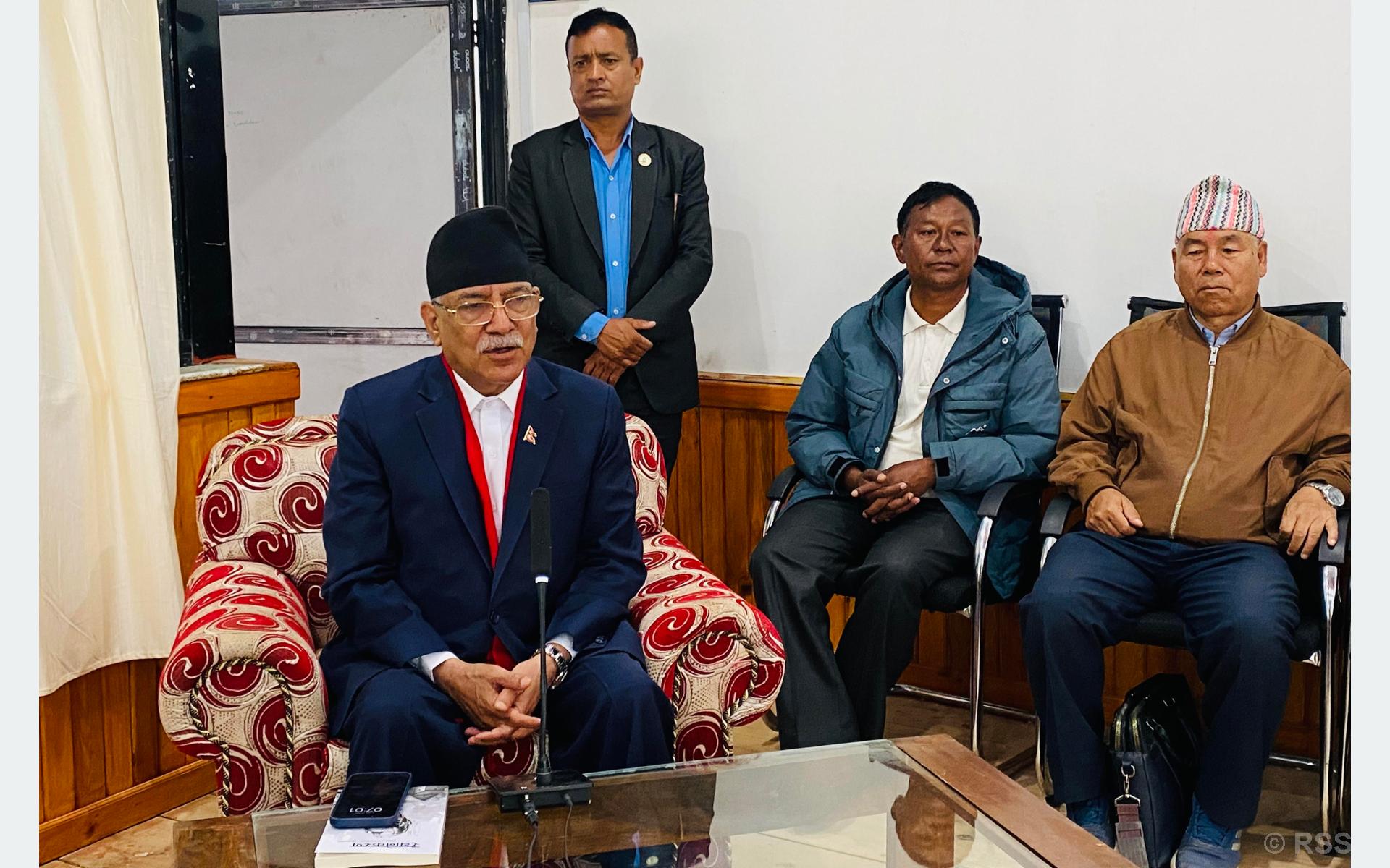 पूर्वाधार निर्माणलाई  माओवादीले प्राथमिकता राख्ने